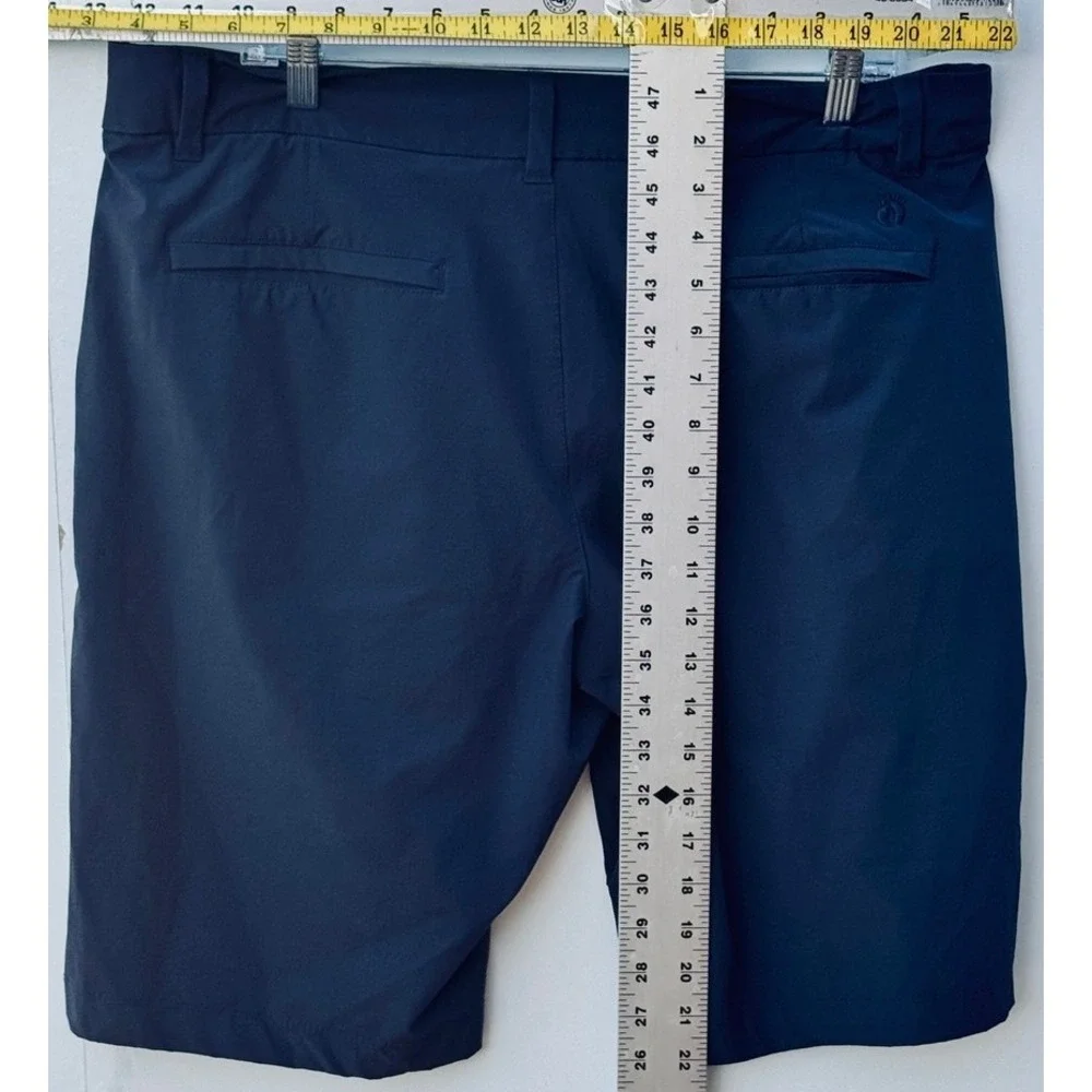 Hang Ten Mens Hybrid Walk Shorts Navy Blue Stretch Quick Dry Size 36 A505A812PS
